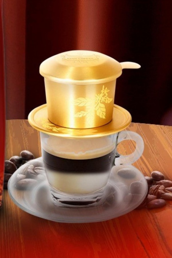 Coffee Filter (Gold Aluminum) - Cà Phê Phin