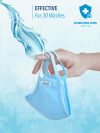 Anti-bacteria Cloth Masks - size M - pack of 5pc